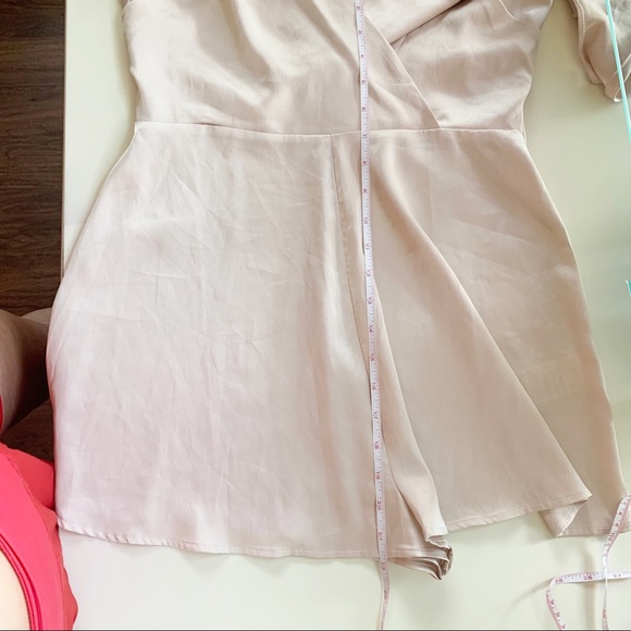Kimchi blue champagne silky romper - Picture 8 of 9
